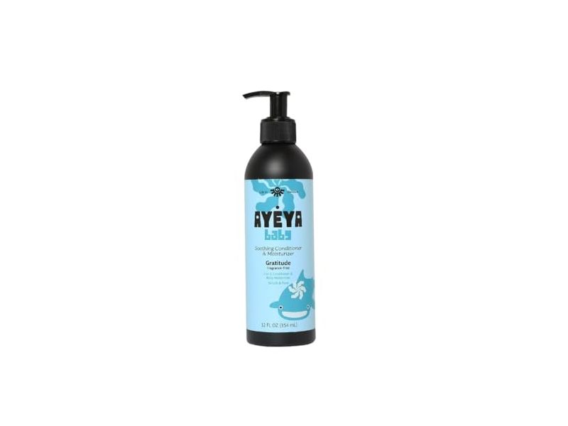 Ayeya Baby Gratitude Conditioner & Moisturizer, Fragrance Free, 12 fl oz/354 mL