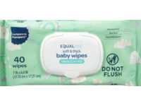 Equaline Soft & Thick Baby Wipes, Unscented, 40 Wipes - thumbnail 1