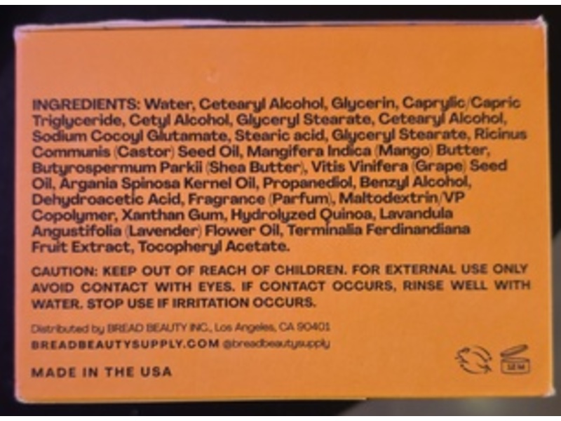 Bread Hair Cream, 8.4 fl oz/250 mL