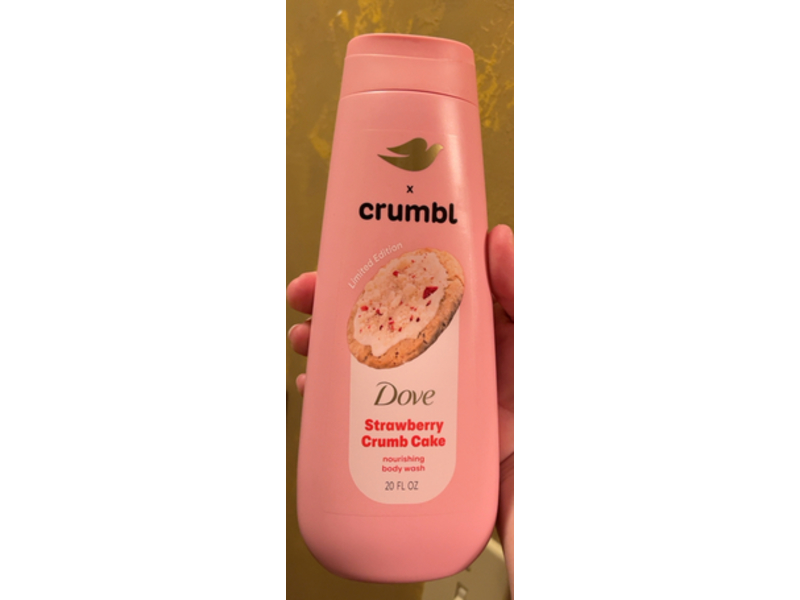 Dove Body Wash, Strawberry Crumb Cake, 20 fl oz