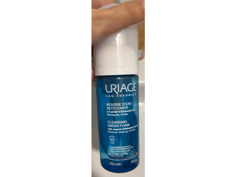 Uriage Cleansing Water Foam, 5 fl oz/150 mL