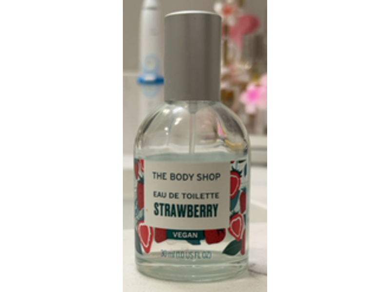 The Body Shop Eau De Toilette Perfume, Strawberry, 1.0 fl oz/30 mL