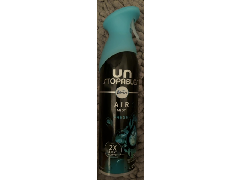 Febreze UnStopables Air Mist, Fresh, 8.1 oz/230 g