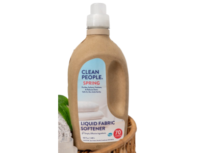 Clean People Liquid Fabric Softener, Spring Scent, 70 Loads, 50 fl oz/1.48 L