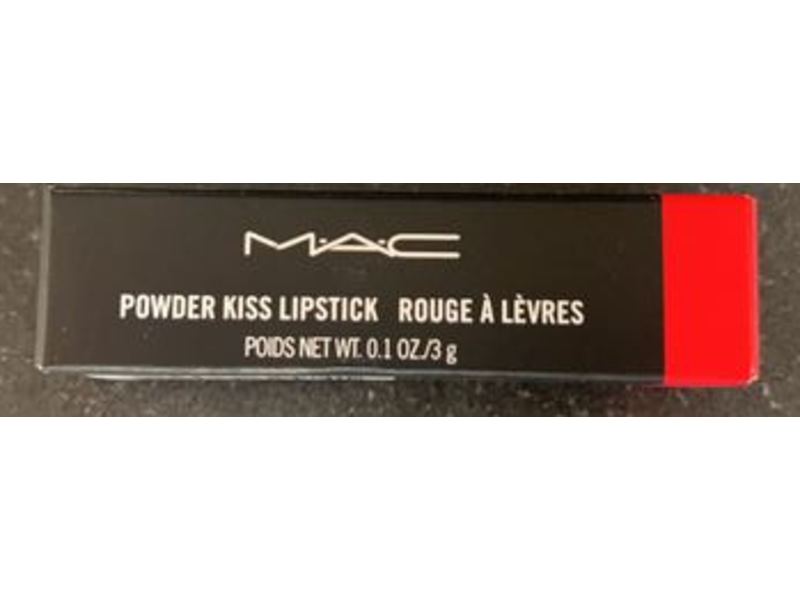 M.A.C Powder Kiss Lipstick, Ruby New, 0.1 oz/3 g