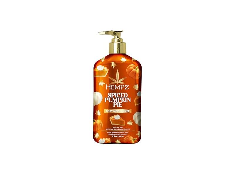 Hempz Body Moisturizer, Spiced Pumpkin Pie, 17 fl oz/500 mL
