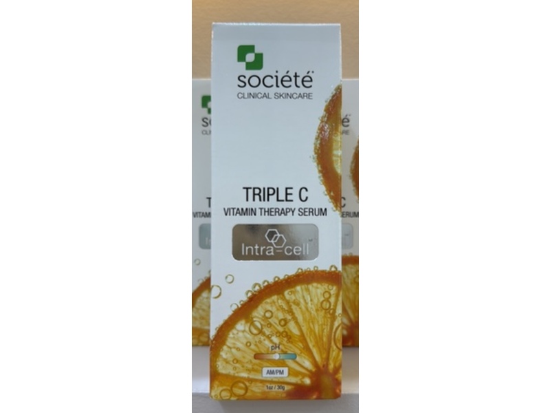 Societe Clinical Skincare Intra-Cell Triple C Vitamin Therapy Serum, 1 oz/30 g
