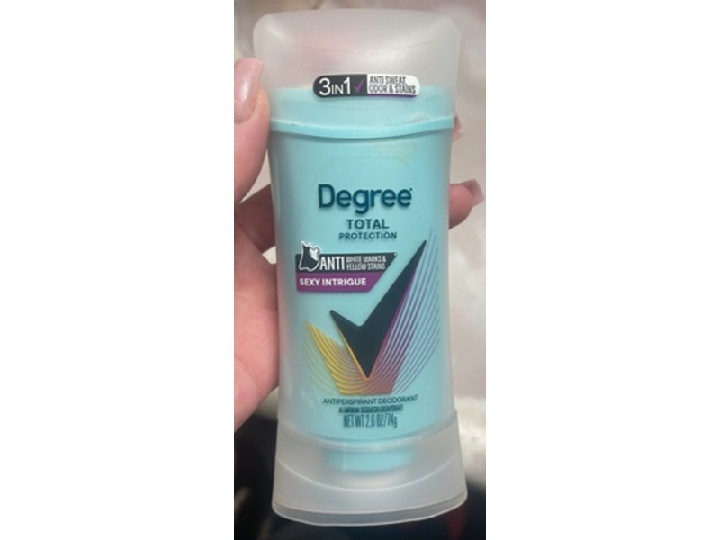 Degree Total Protection Antiperspirant Deodorant, Sexy Intrigue2.6 oz/74 g