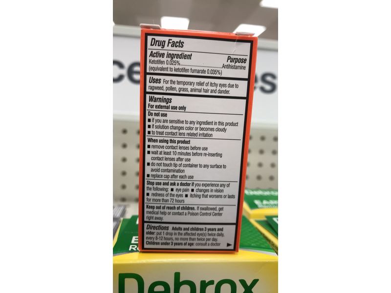 Walgreens Eye Itch Relief