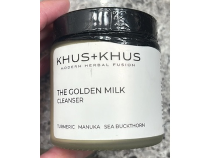 Khus+Khus Modern Herbal Fusion The Golden Milk Cleanser, 14 oz/120 mL