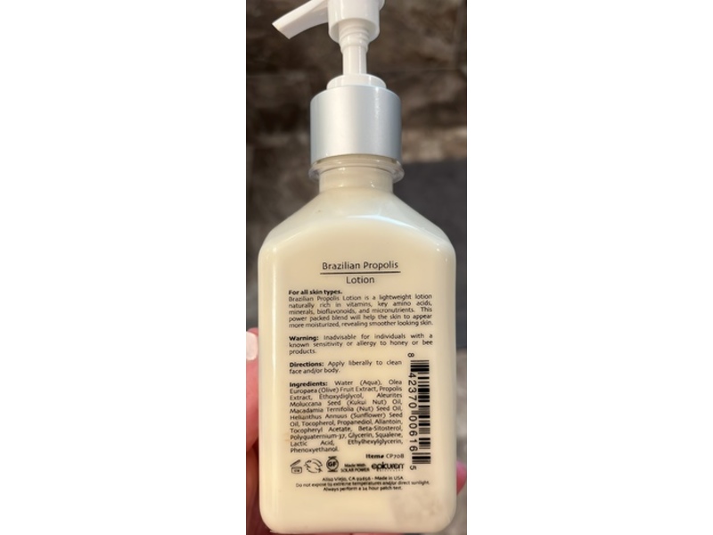 Epicuren Discovery Lotion, Brazilian Propolis, 8 fl oz/236 mL