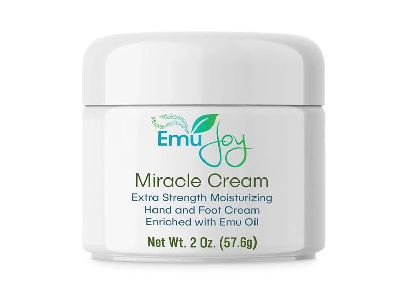 Emu Joy Miracle hand & Foot Cream, Emu Oil, 2 fl oz/57.6 g