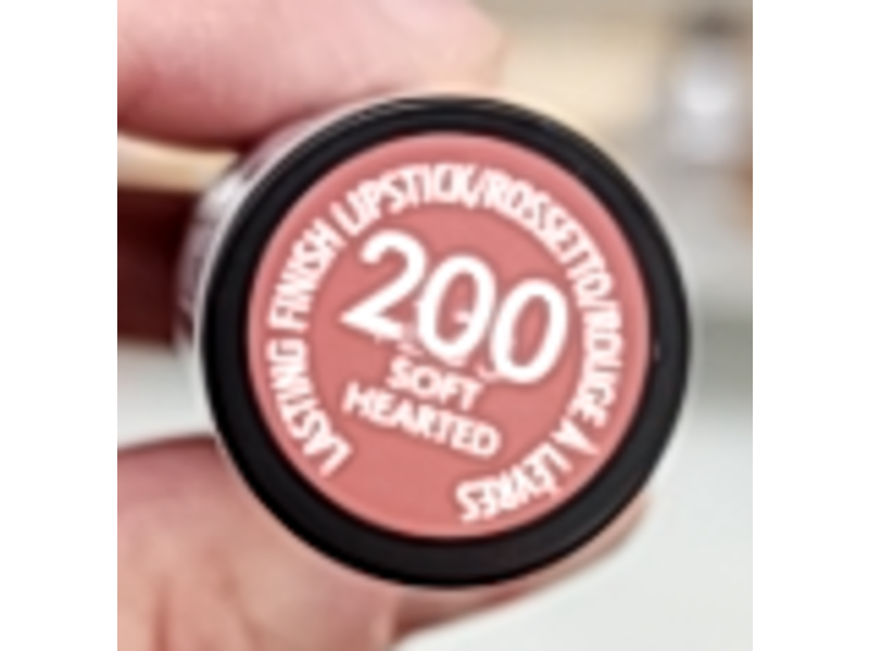 Rimmel London Lasting Finish Lipstick, 200 Soft Hearted, 0.14 oz/4 g