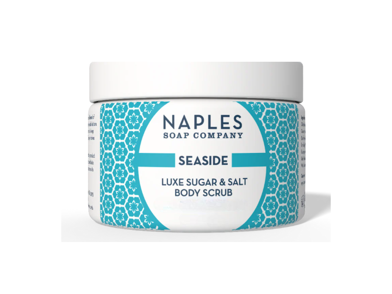 Naples Luxe Sugar & Salt Body Scrub, Seaside, 3 oz/85 g