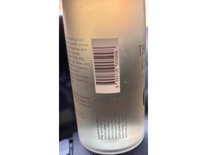 The Jojoba Company Daily Glow Exfoliating PHA Tonic, Niacinamide & Hibiscus, 4.2 fl oz/125 mL