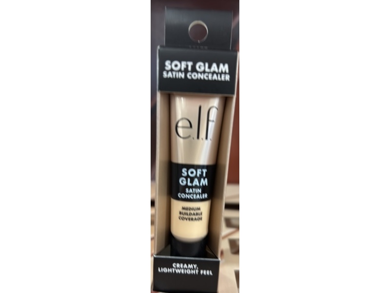 e.l.f. Cosmetics Soft Glam Satin Concealer, 12 Fair Warm, 0.21 fl oz