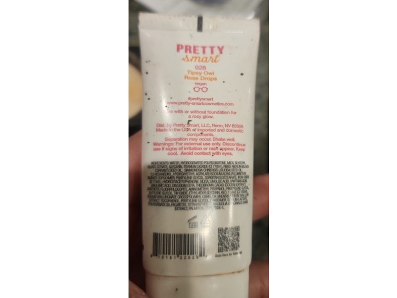 Pretty Smart Tipsy Owl Illuminating Face Drops, Rose, 1.08 fl oz/32 mL