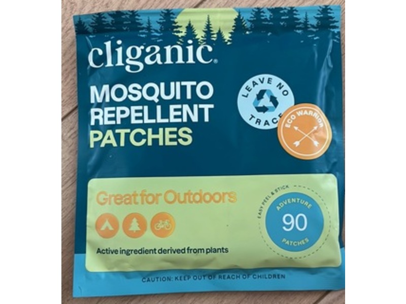 Cliganic Mosquito Repellent Patches, 0.008 oz, 90 Count