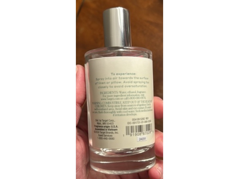 Casaluna Clarity Linen Spray, Grapefruit & Ginger, 3.38 fl oz/100 mL