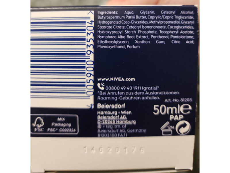 Nivea Gute Nacht Pflege, 50 mL