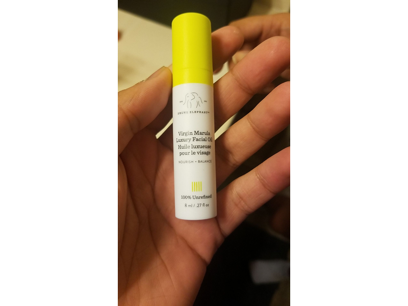 Drunk Elephant Virgin Marula Luxury Facial oil, 27 fl oz/ 8 ml