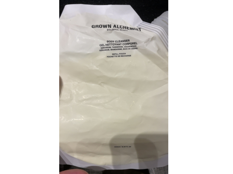 Grown Alchemist Body Cleanser, Geranium, Tangerine & Cedarwood, 16.90 fl oz/500 mL