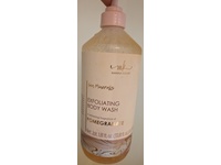 Manna Kadar Sea Minerals Exfoliating Body Wash, Pomegranate, 33.81 fl oz/1 L - thumbnail 2