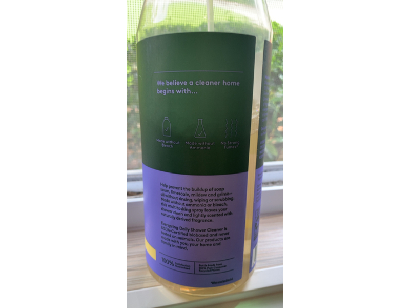 Ever Spring Daily Shower Cleaner, Lemon & Mint, 28 fl oz/828 mL