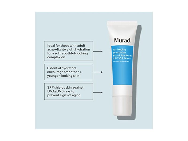 Murad Anti-Aging Moisturizer, Acne Control, SPF 30 Pa++, 1.7 fl oz/50 mL
