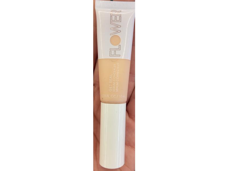 Flower Beauty Get Real Serum Concealer, Porcelain, 0.33 fl oz/33 mL