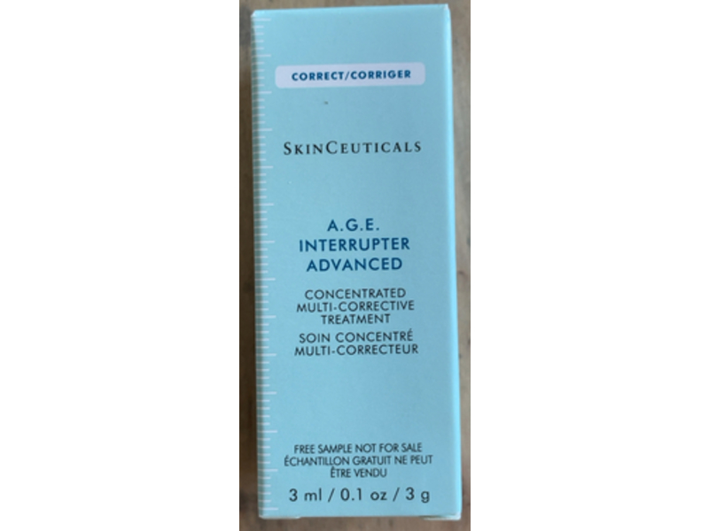 SkinCeuticals A.G.E. Interrupter Advanced Multi-Corrective Treatment, 0.1 oz/3 mL