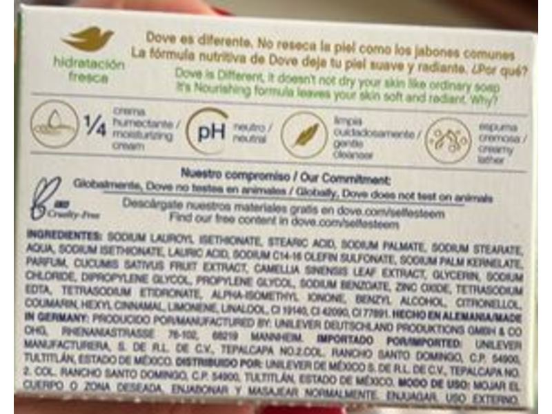 Dove Go Fresh Beauty Bar, 100 g