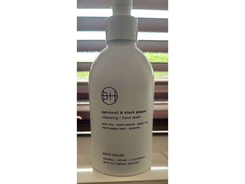 The Bath House Patchouli & Black Pepper Cleansing Hand Wash, 101.1 fl oz/300 mL