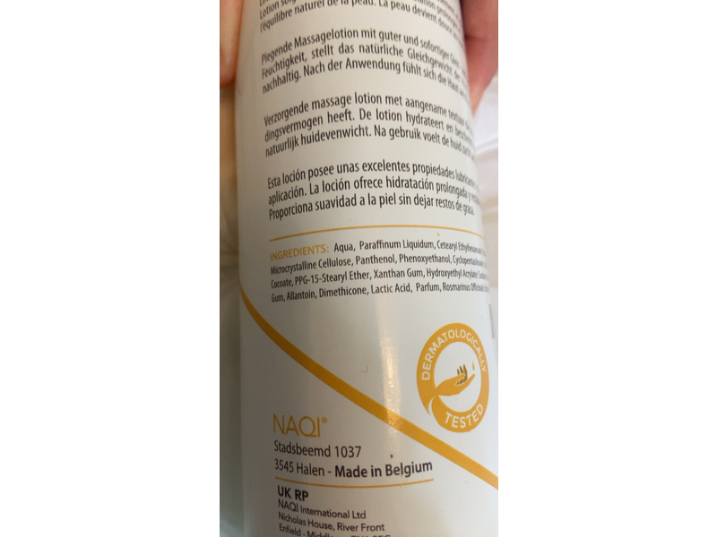 Naqi Ultra Massage Lotion, 500 mL