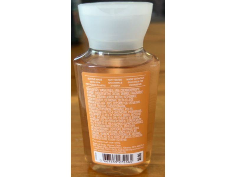 Bath & Body Works Gingham Glow Body Wash, Pro Vitamin B3+Aloe, 3 fl oz/88 mL