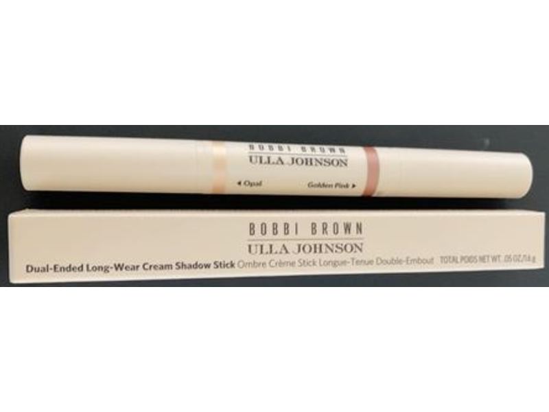 Bobbi Brown Ulla Johnson Dual-Ended Long-Wear Cream Shadow Stick, Opal & Golden Pink, 0.05 oz