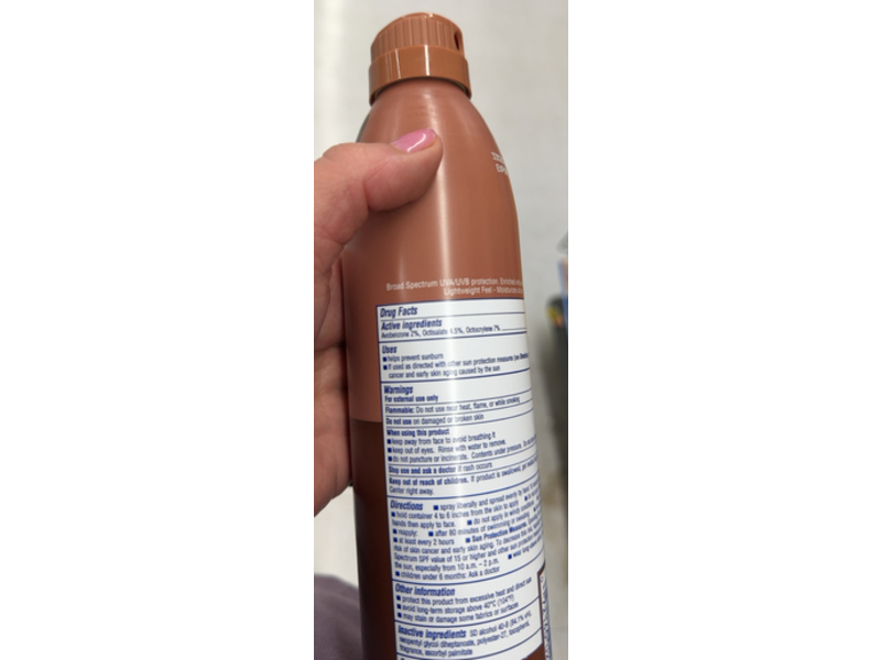 Coppertone Tanning Sunscreen Spray, SPF 15, 8.3 oz/235 g