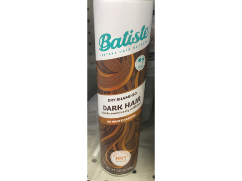 Batiste Dry Shampoo, Dark Hair, 3.81 oz/103 g