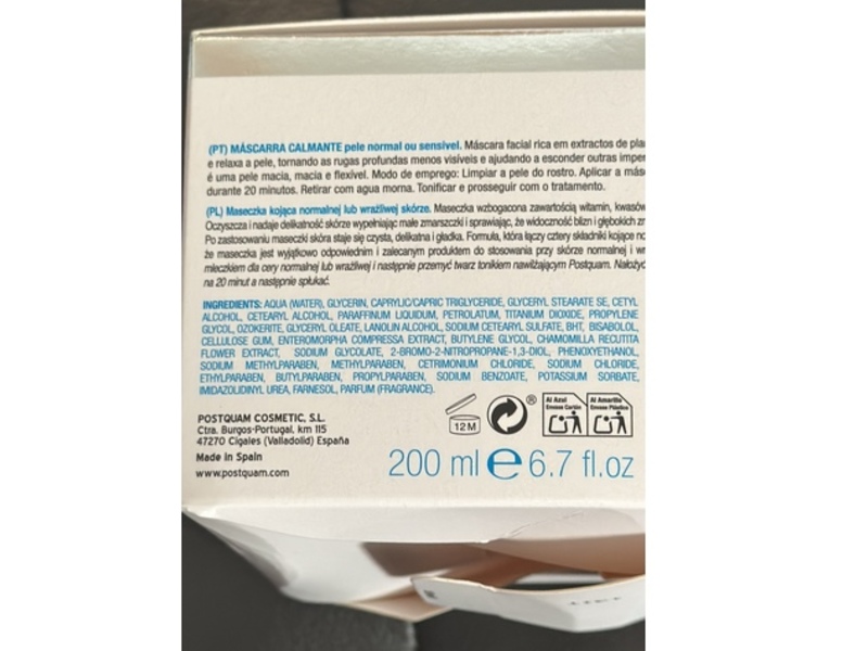 PostQuam Essential Care Soothing Mask, 6.7 fl oz/200 mL