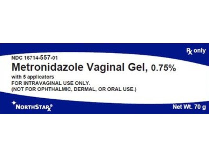 Metronidazole Vaginal Gel 0.75%, 70 g, Northstar (Rx)