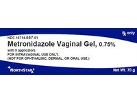 Metronidazole Vaginal Gel 0.75%, 70 g, Northstar (Rx) - thumbnail 1