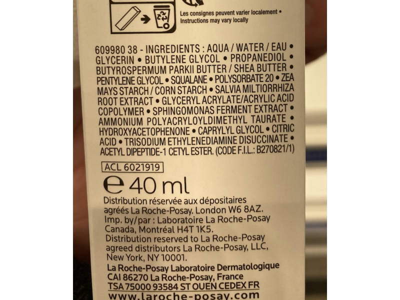 La Roche-Posay Toleraine Dermallergo Fluid, 1.4 fl oz/40 mL