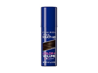 Clairol Root Touch-Up Color + Volume 2-in-1 Temporary Spray, Dark Brown, 1.8 oz/52.7 g
