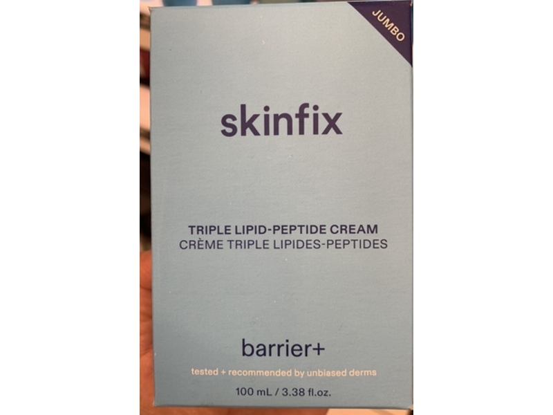 Skinfix Triple Lipid-Peptide Cream, 3.38 fl oz/100 mL
