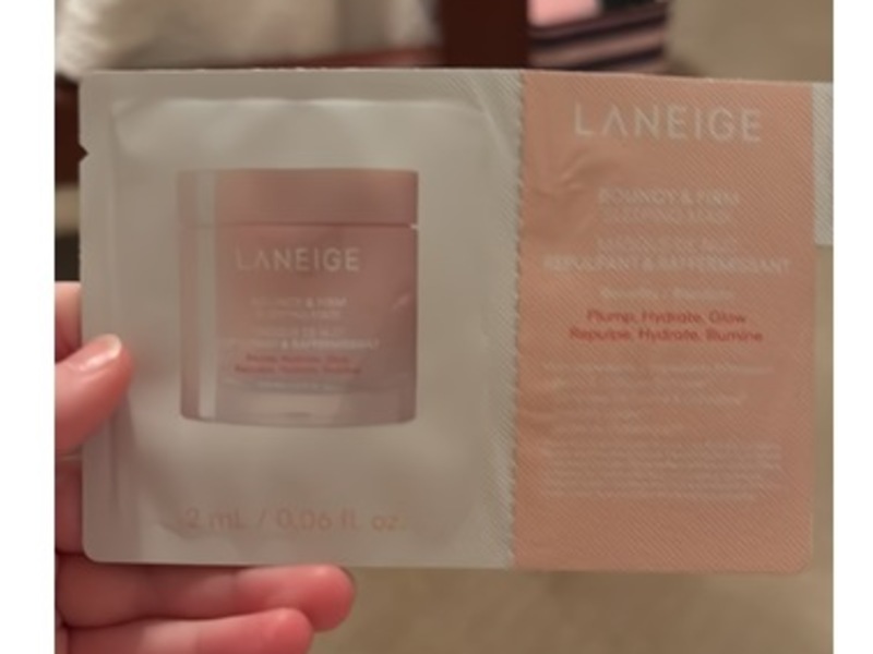 Laneige Bouncy & Firm Sleeping Mask, 0.06 fl oz/2 mL