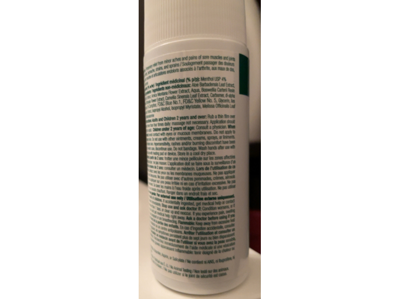 Biofreeze Cold Therapy Pain Relief Roll On, 2.5 fl oz/74 mL