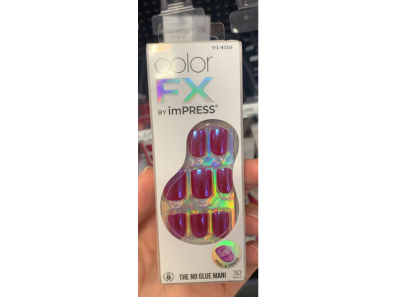 Color FX By Impress The No Glue Mani Kit, Levels, 30 Count
