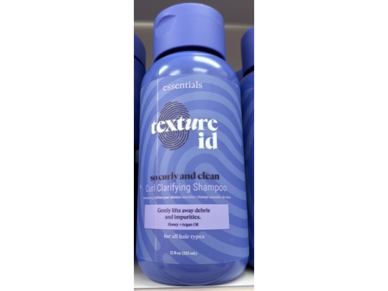 Texture ID Curl Clarifying Shampoo, Honey + Argan Oil, 12 fl oz/355 mL