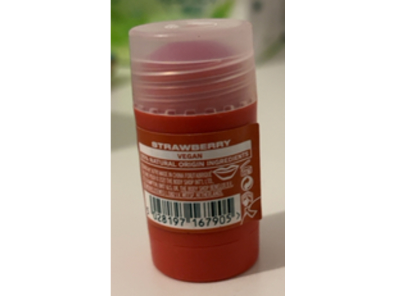 The Body Shop Swipe It Moisturizing Lip Balm, Strawberry, 0.17 oz/5 g