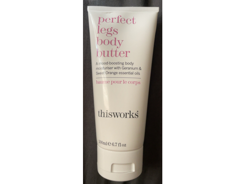 This Works Perfect Legs Body Butter, Geranium & Sweet Orange Essential Oils, 6.7 fl oz/200 mL
